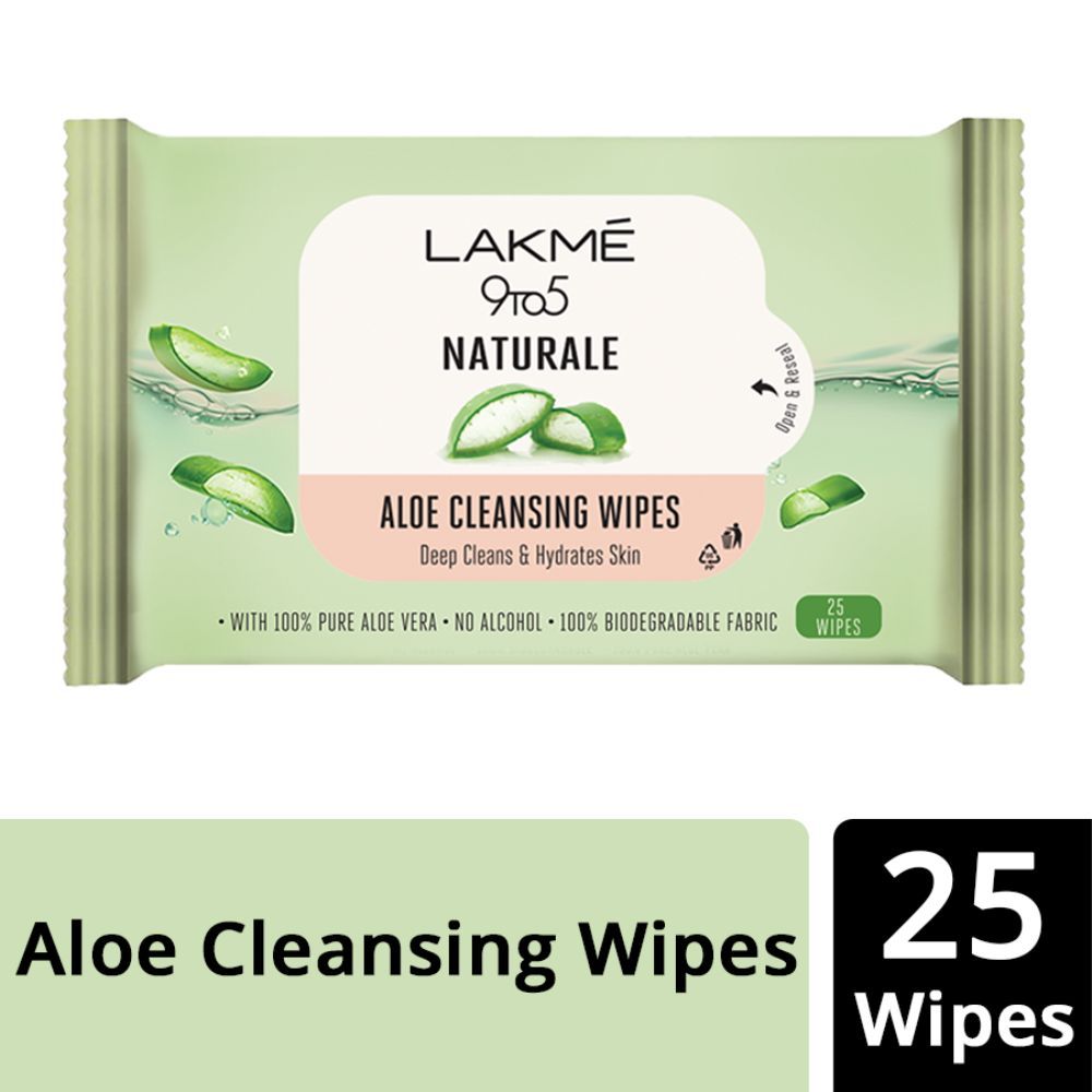 9to5 Natural Aloe Cleansing Wipes