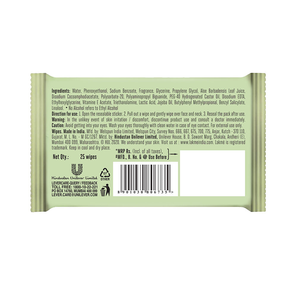 9to5 Natural Aloe Cleansing Wipes
