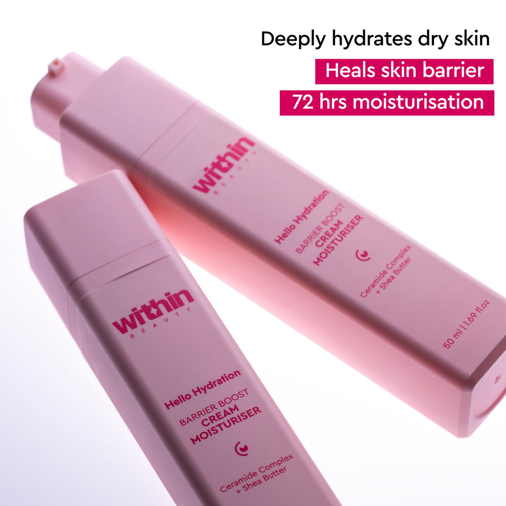 Ceramide & Shea Butter Cream Moisturiser, Hello Hydration Barrier Boost Moisturiser