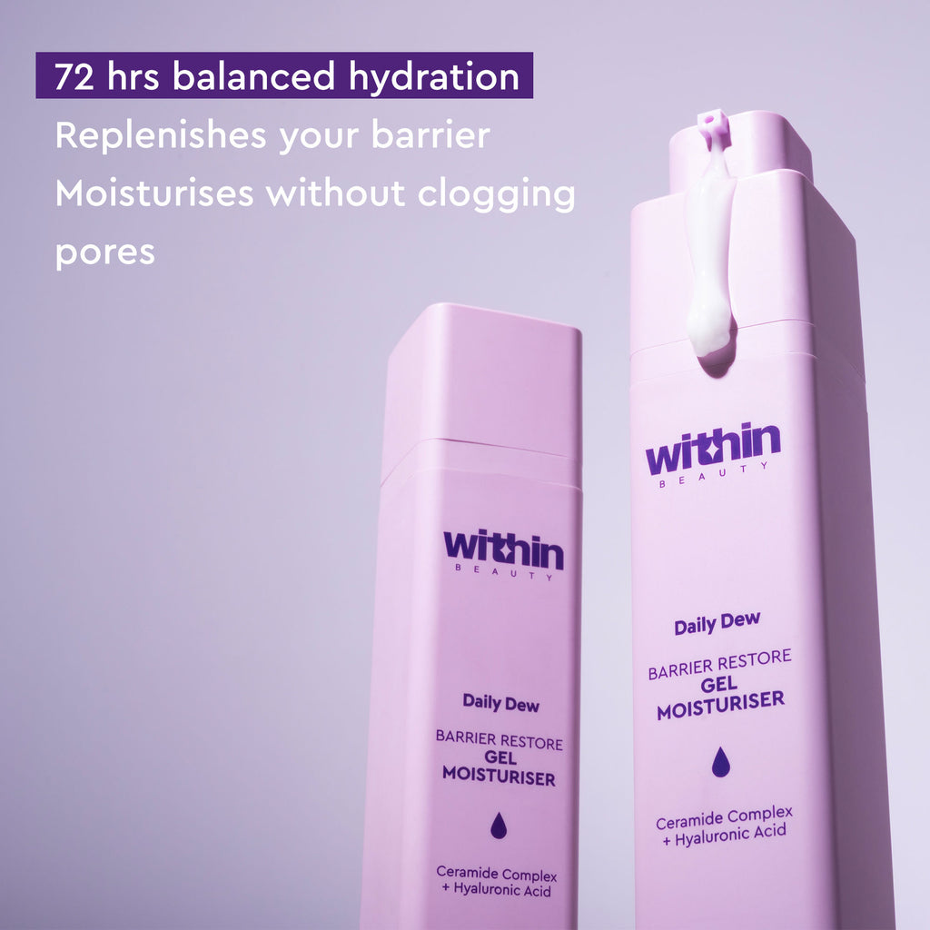 Ceramide & Hyaluronic Acid Gel Moisturiser, Daily Dew Barrier Restore Moisturiser