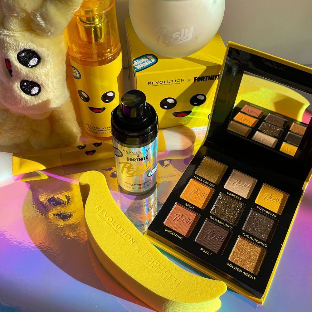 X Fortnite Peely 9 Pan Shadow Palette