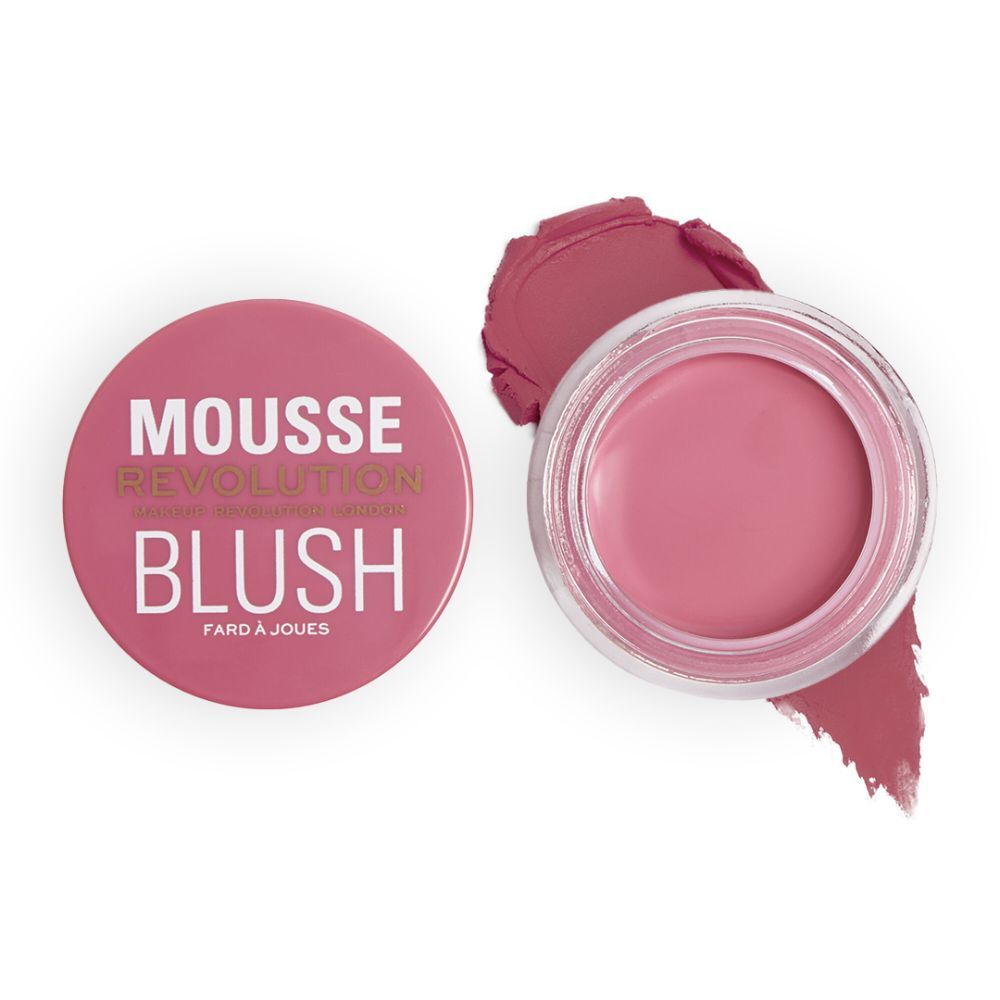 Mousse Blush - For Cheeks & Eyes Non Sticky-Soft Focus Effect - Blossom Rose Pink