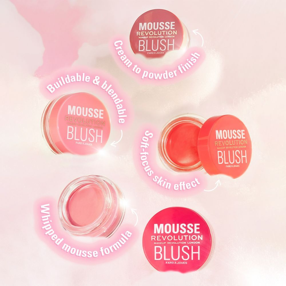 Mousse Blush - For Cheeks & Eyes Non Sticky-Soft Focus Effect