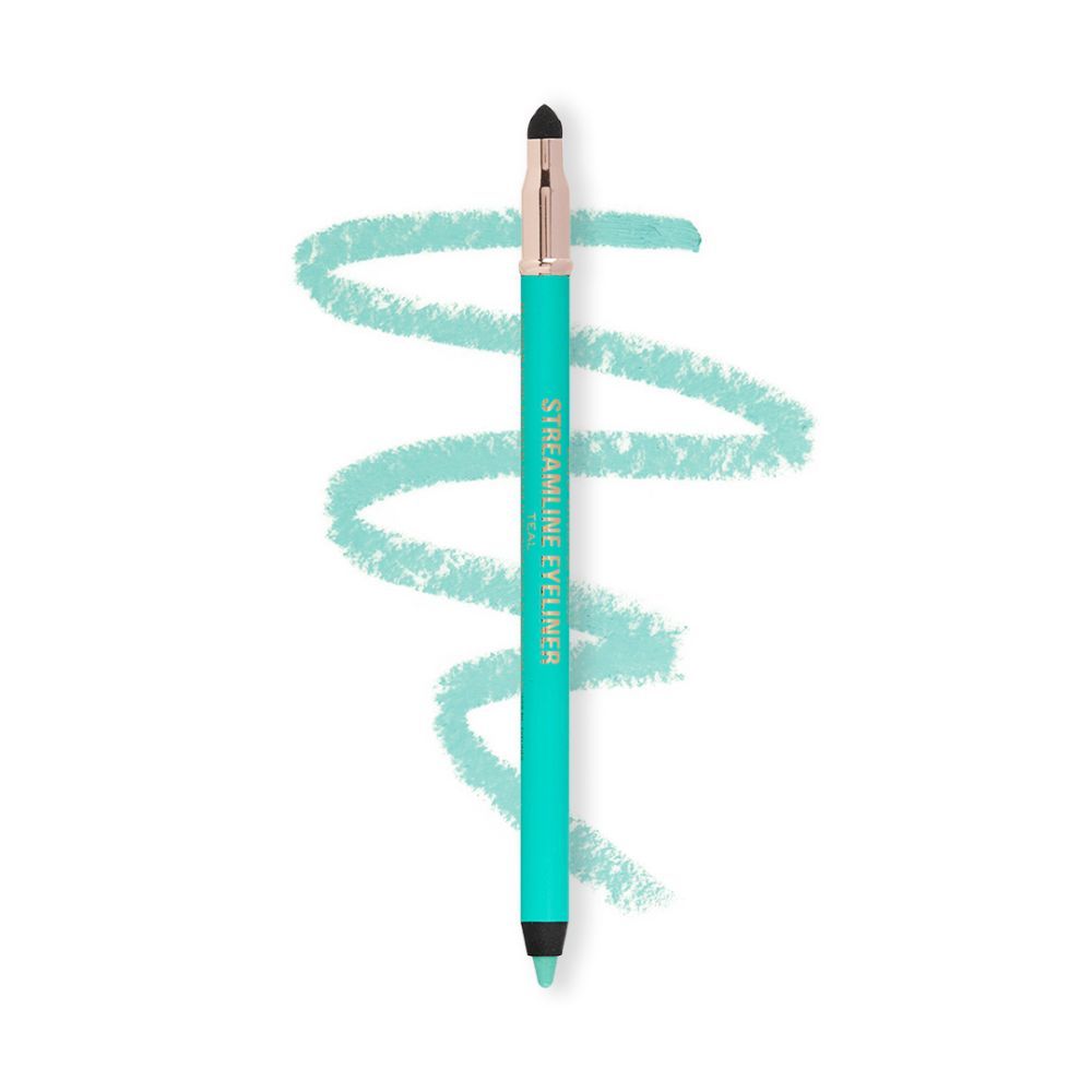 Streamline Waterline Eyeliner Pencil-Ultra Creamy Smudge Proof Smokey Looks - Teal