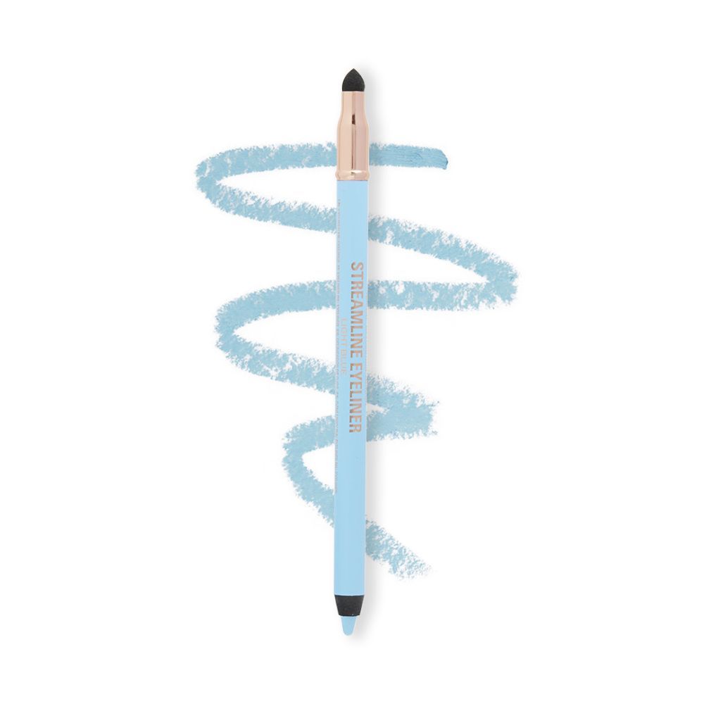 Streamline Waterline Eyeliner Pencil-Ultra Creamy Smudge Proof Smokey Looks - Light Blue