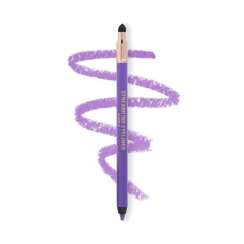 Streamline Waterline Eyeliner Pencil-Ultra Creamy Smudge Proof Smokey Looks - Purple