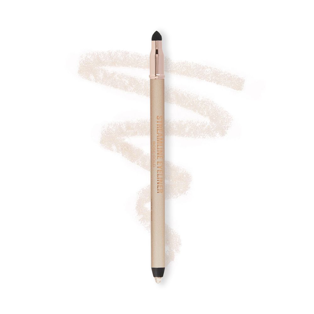 Streamline Waterline Eyeliner Pencil-Ultra Creamy Smudge Proof Smokey Looks - Rose Gold