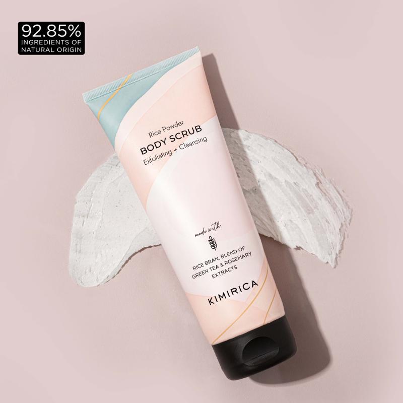 Exfoliating, Cleansing & Moisturising Rice Powder Body Scrub for Soft & Smooth Skin