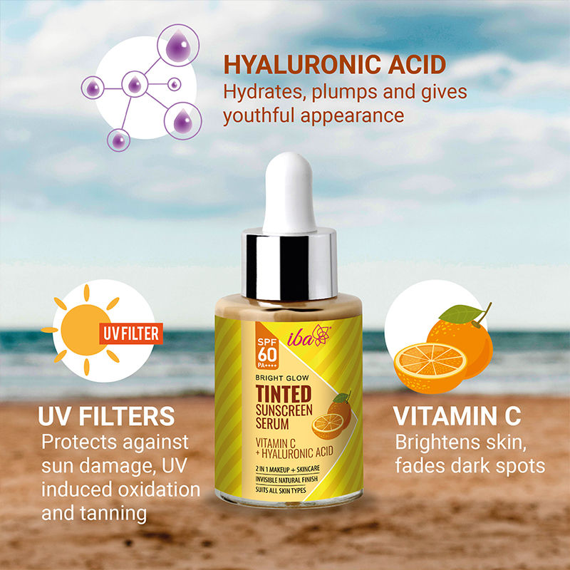 Bright Glow Tinted Sunscreen Serum SPF 60 PA++++