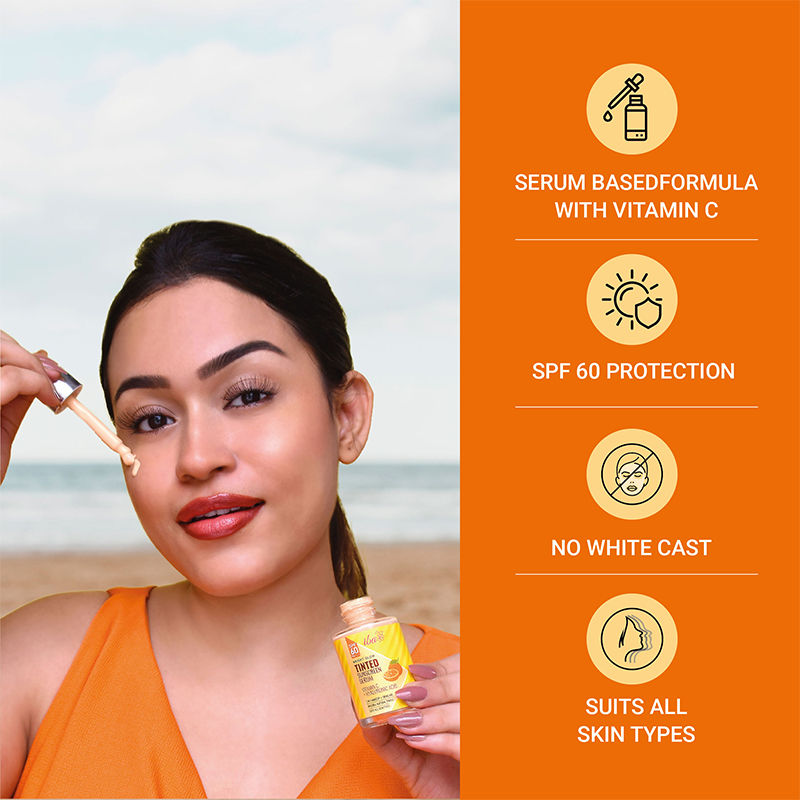 Bright Glow Tinted Sunscreen Serum SPF 60 PA++++