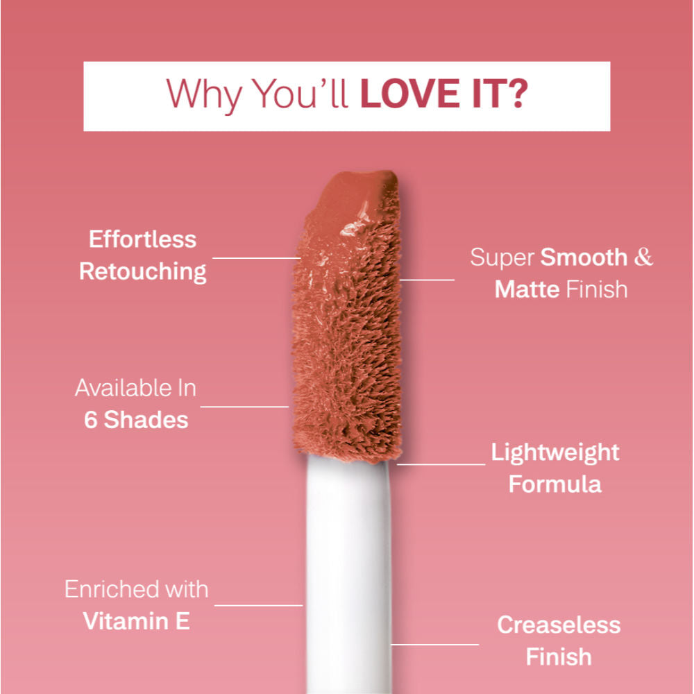 Ru Ready Liquid Matte Lipstick Lightweight Easy Apply Super Smooth Finish