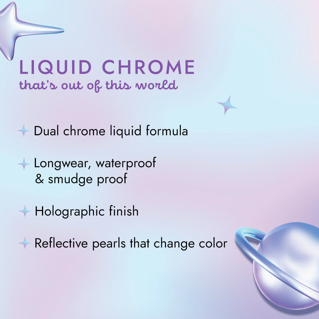 Stardust Dual Chrome Eyeliner with Holographic Finish