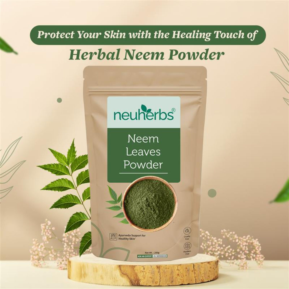 Neem Leaves Powder for Soft, Glowing and Healthy Skin with No Artificial Colour