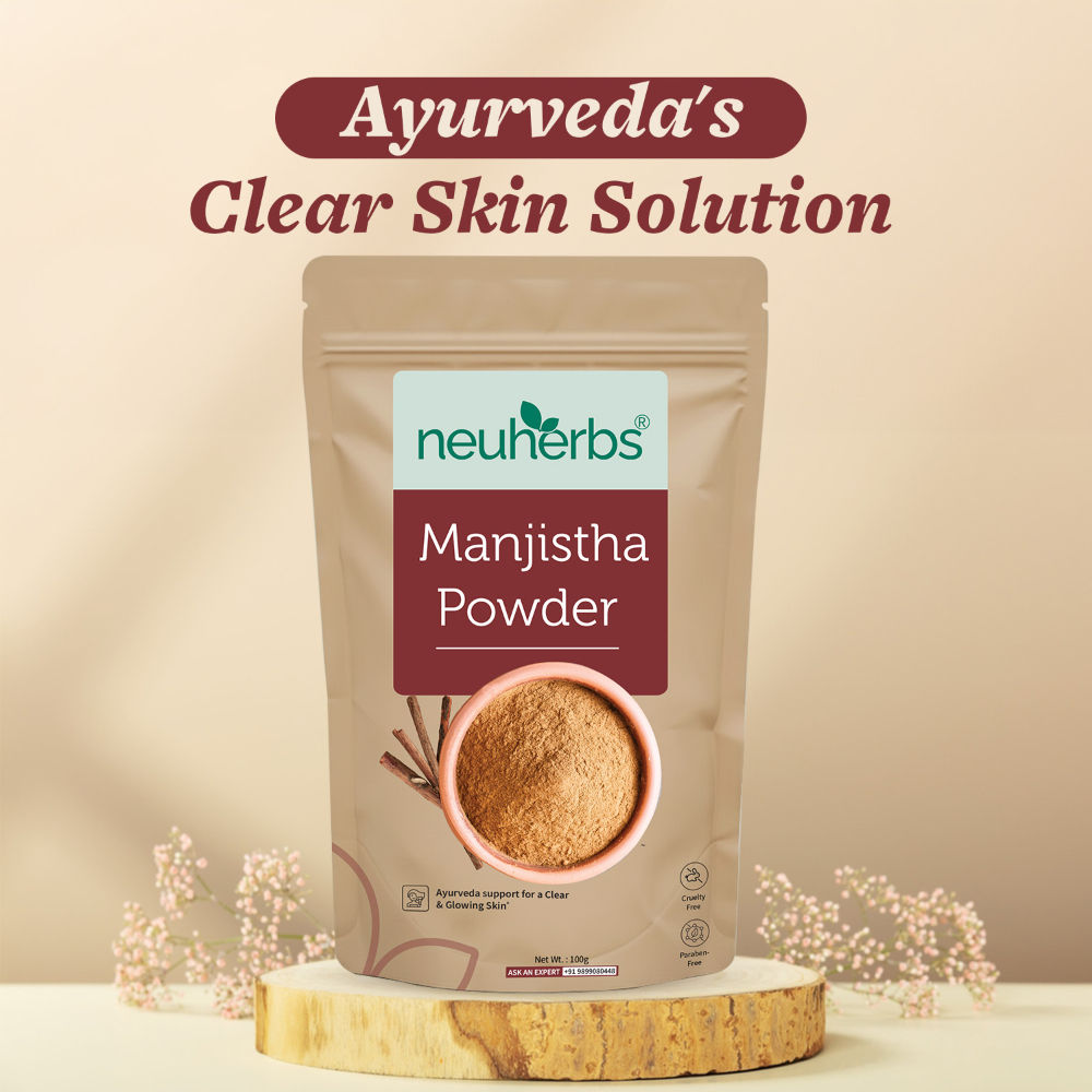 Manjistha Powder for Clean and Glowing Skin with No Artificial Colour and Additives