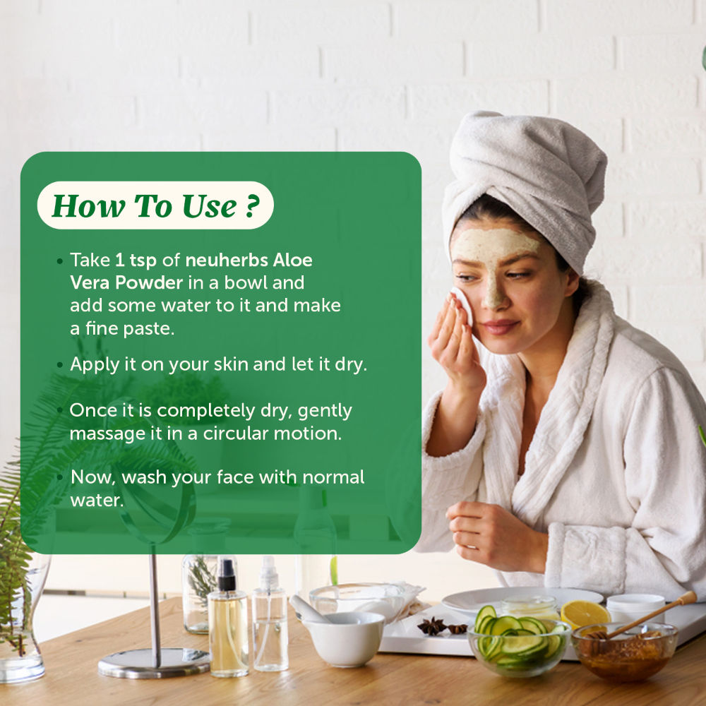 100% Pure & Natural Aloe Vera Powder
