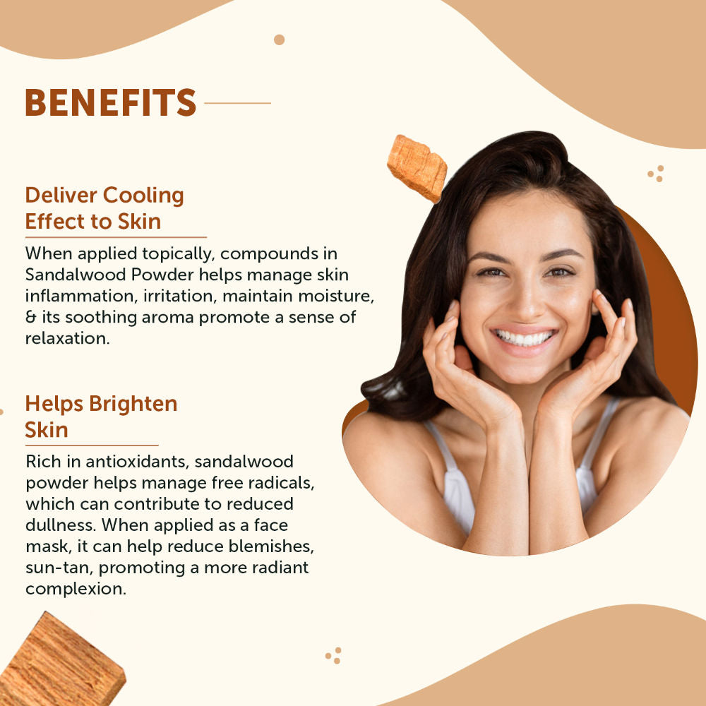 100% Pure & Natural Sandalwood Powder