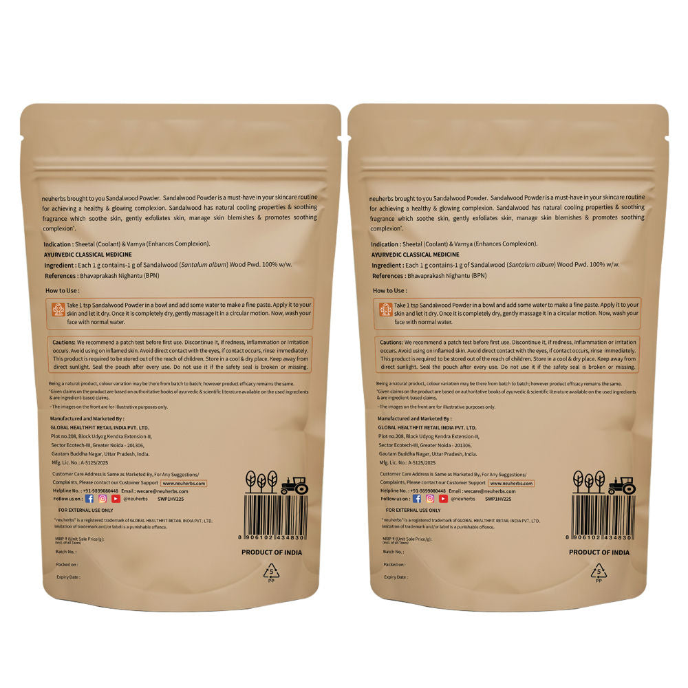 100% Pure & Natural Sandalwood Powder