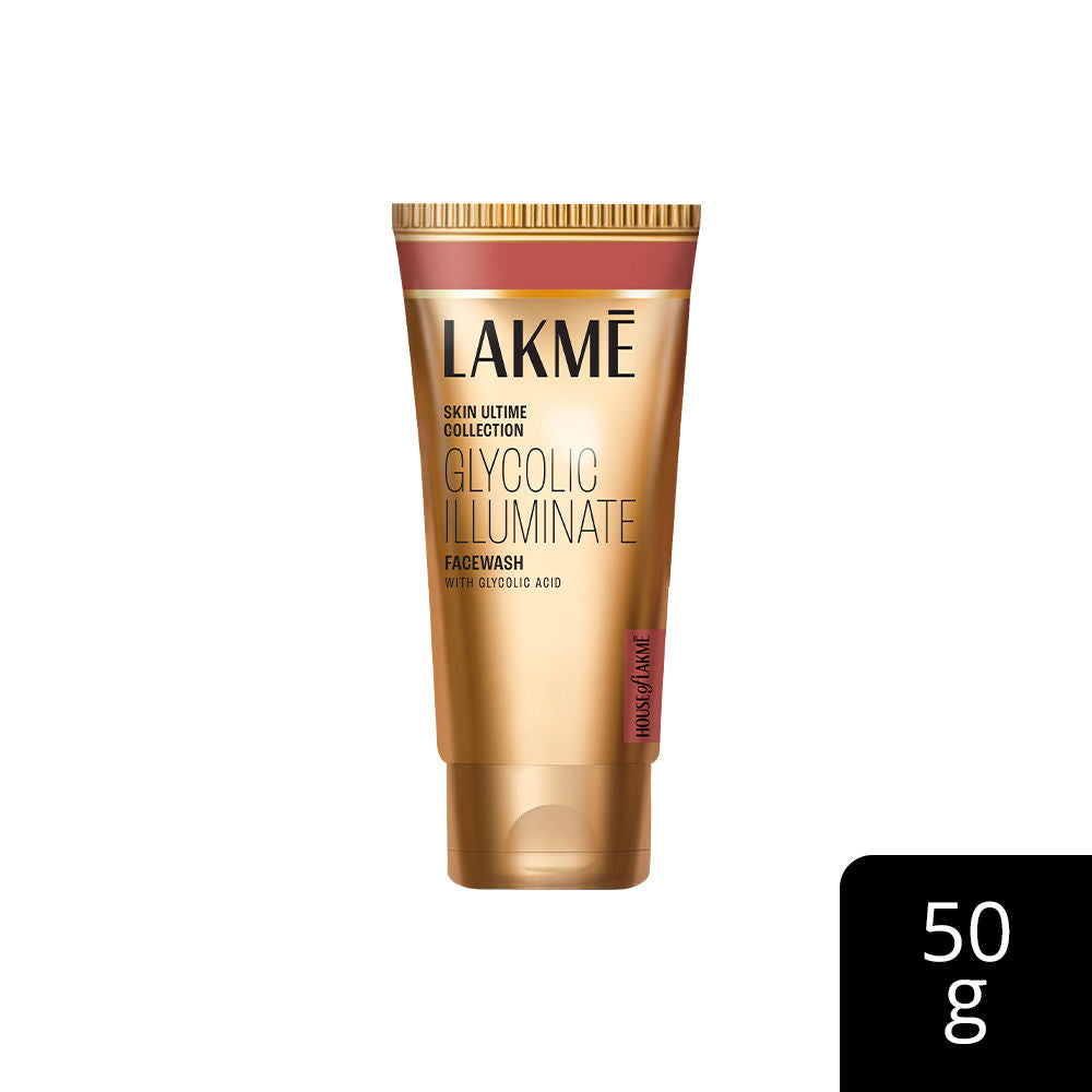 Glycolic Illuminate Facewash With Glycolic Acid For Gentle Exfoliation & Illuminated Skin - 50ml