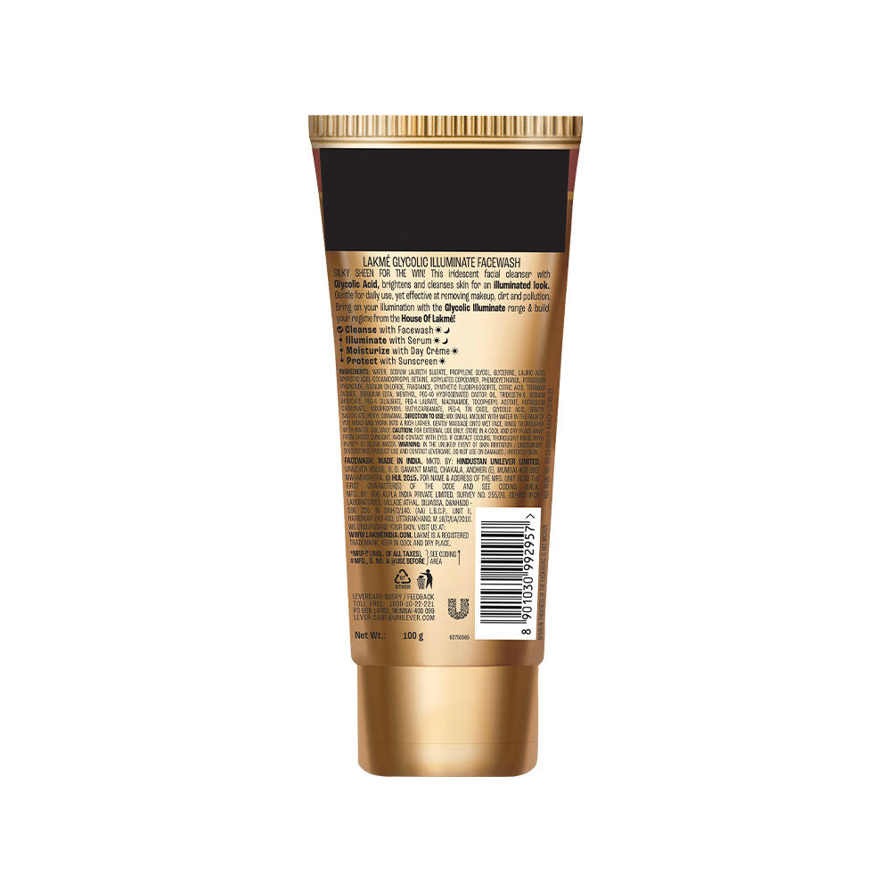 Glycolic Illuminate Facewash With Glycolic Acid For Gentle Exfoliation & Illuminated Skin