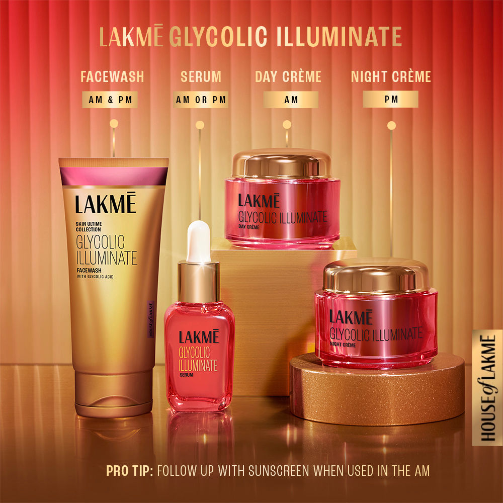 Glycolic Illuminate Facewash With Glycolic Acid For Gentle Exfoliation & Illuminated Skin