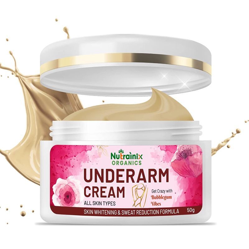 Organics Underarm Cream For All Skin Types Reduce Underarm Irritation