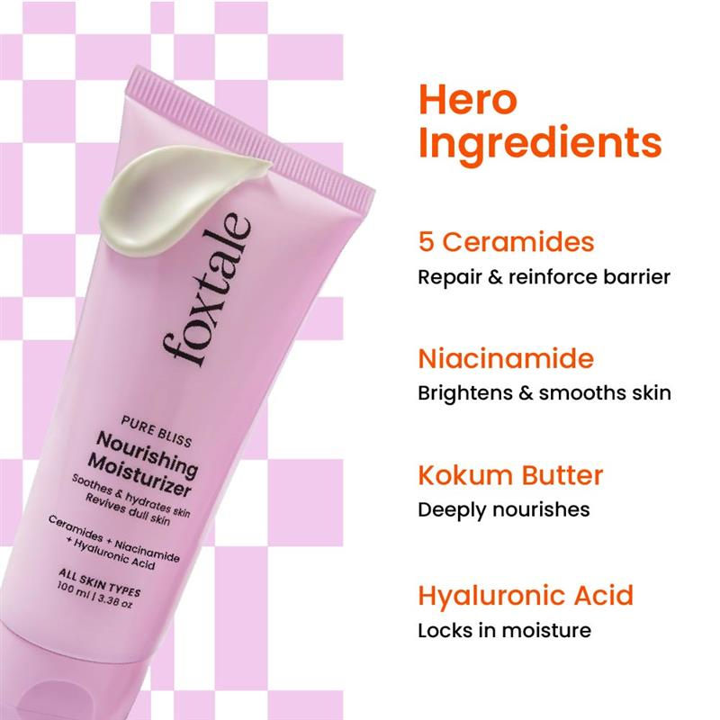 Nourishing Ceramide Moisturizer For Barrier Repair, Hydration & Rough Skin