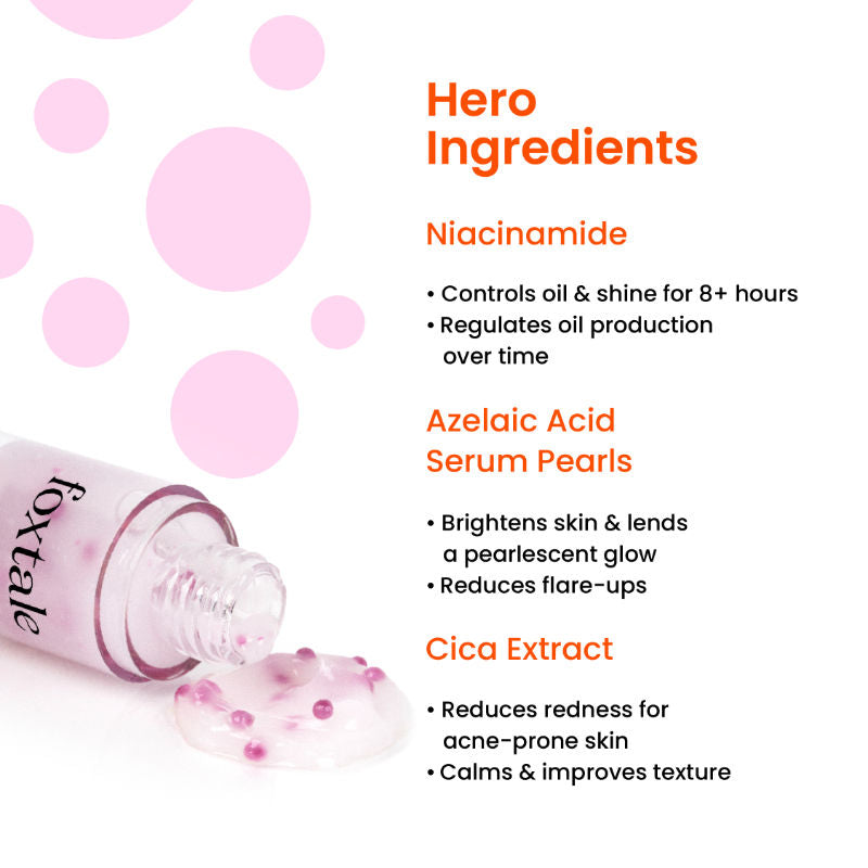 Niacinamide & Cica Oil Balancing Moisturizer for Oily Skin, Lightweight & Non-Greasy