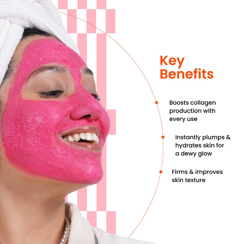 Cherry Collagen Mask for Dull Skin, Brightening & Anti-Aging