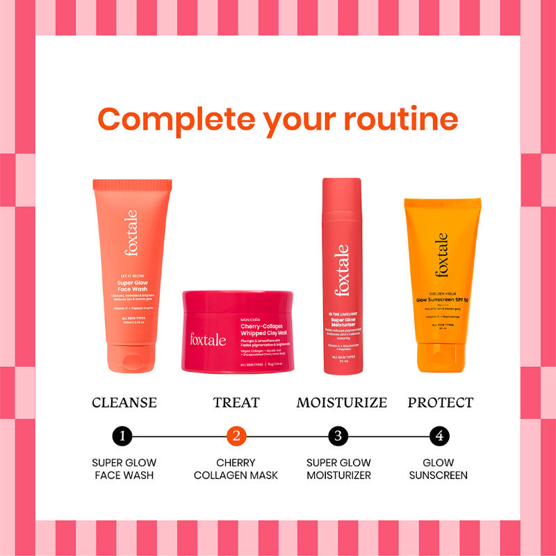 Cherry Collagen Mask for Dull Skin, Brightening & Anti-Aging