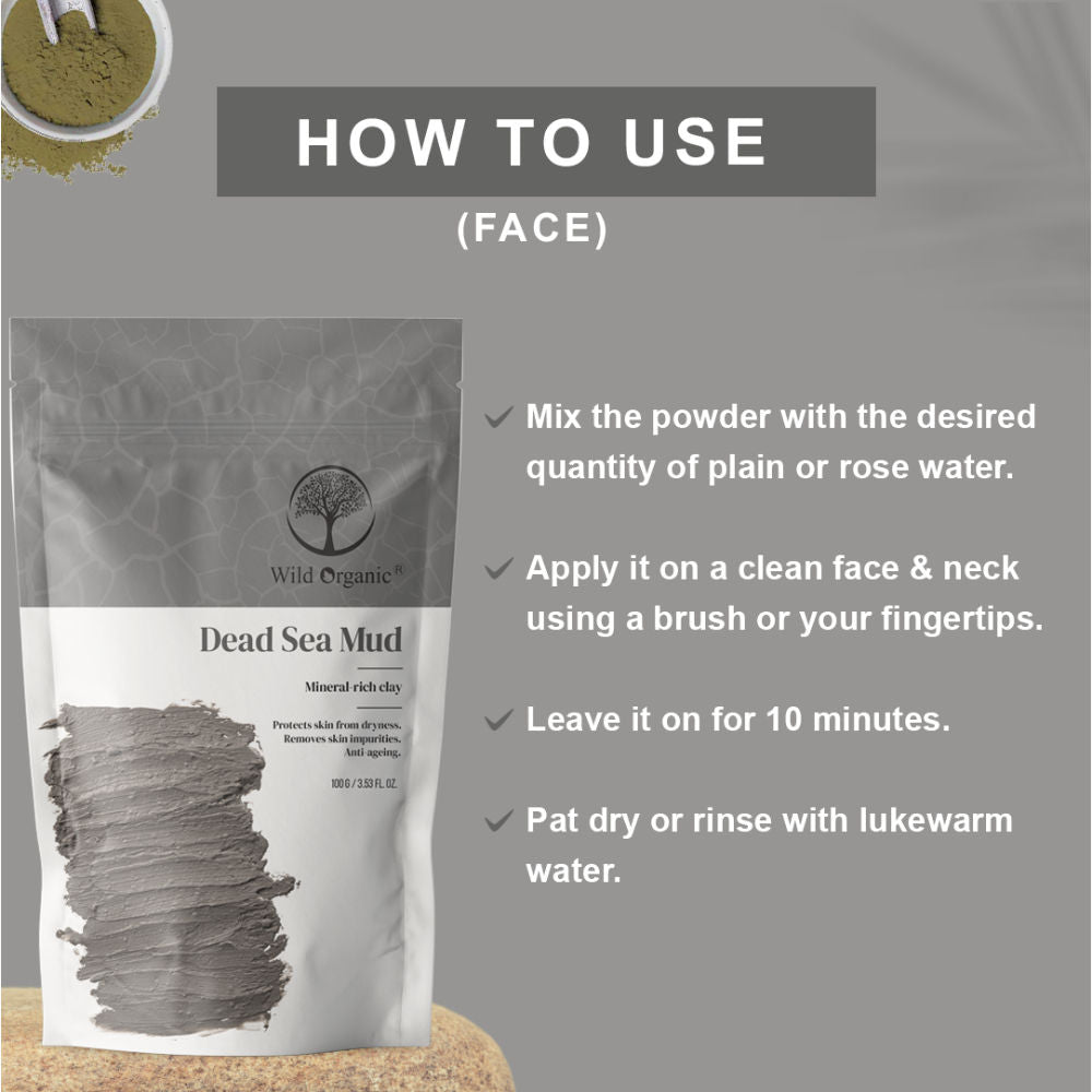 Dead Sea Mud Mineral-Rich Clay Powder