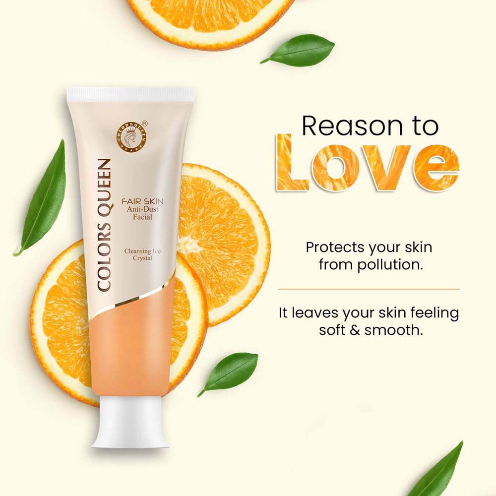 Anti-Dust Facial Cleanser With Ice Crystal Face Wash