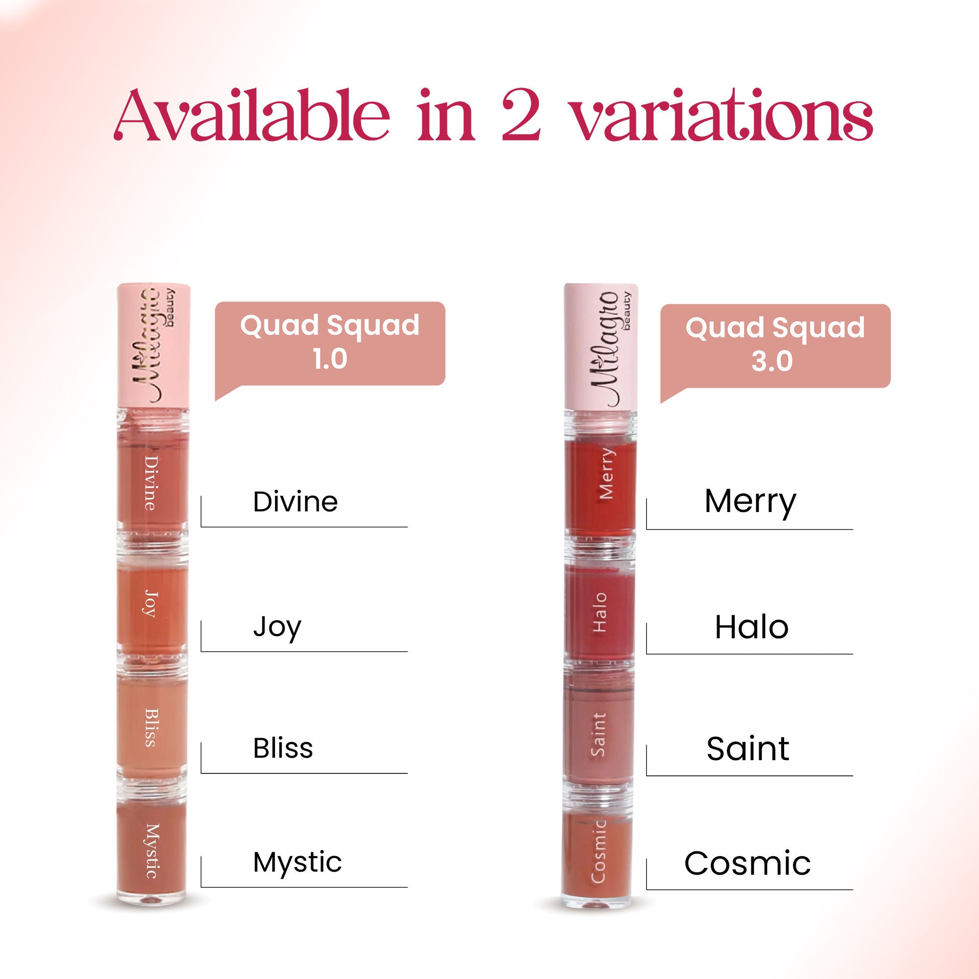 Quad Squad 2.0 4-in-1 Matte Liquid Lipstick