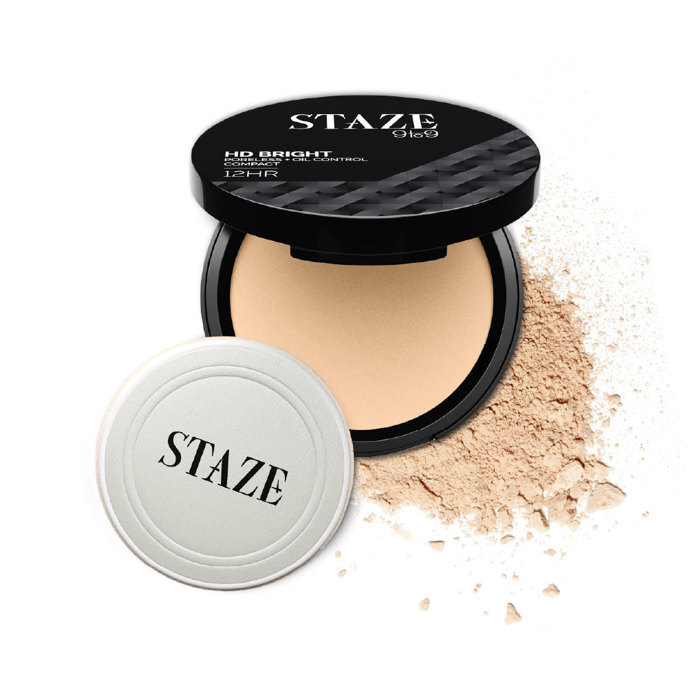 9to9 HD Bright Poreless + Oil Control Compact