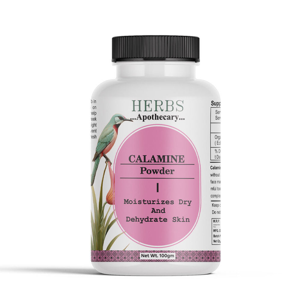 Herbs Apothecary Calamine Powder for Moisturize Dry And Dehydrate Skin
