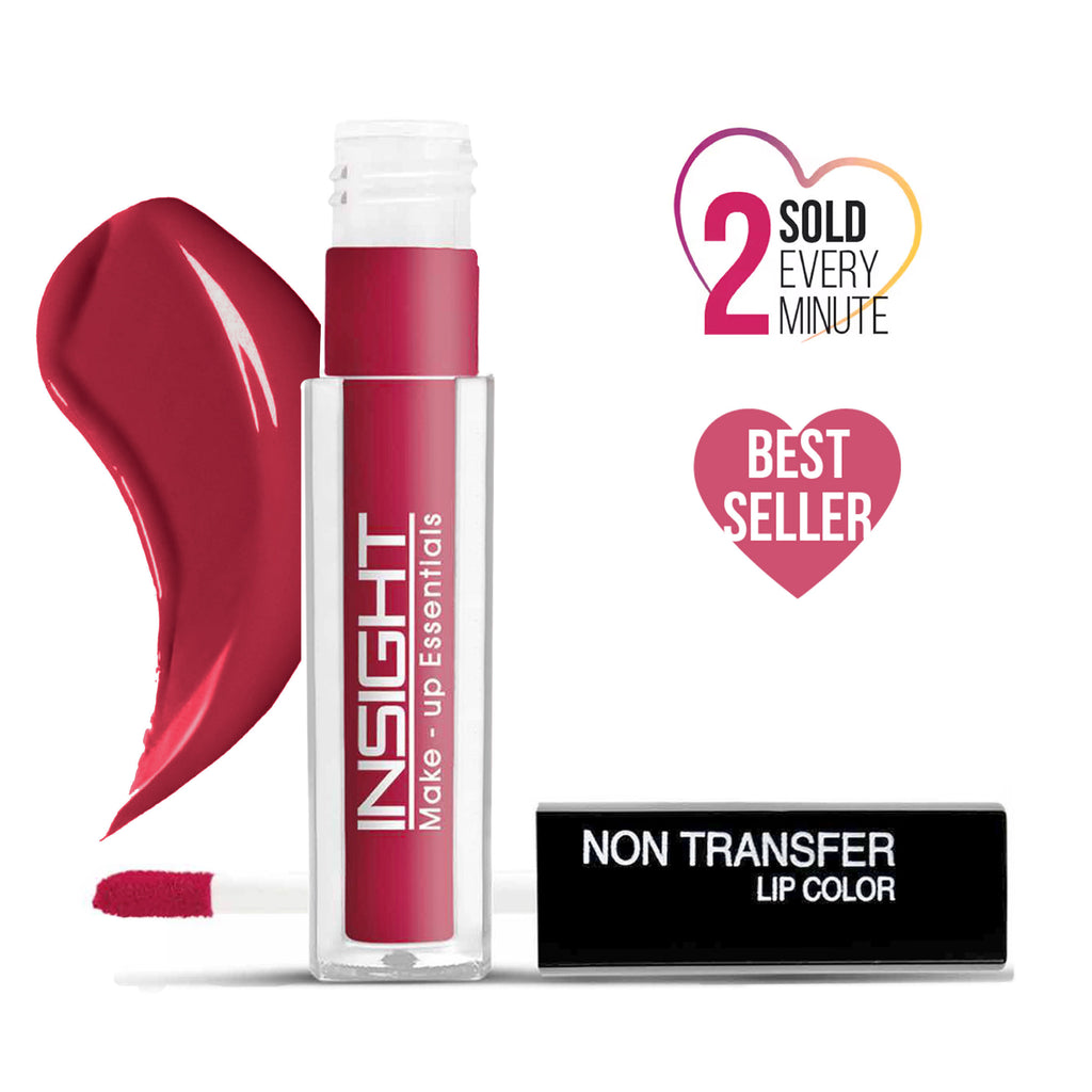 Non-Transfer Lip Color, 12hr Long Lasting Matte Lips, Moisturizing & Light Weight - 12 Red Room