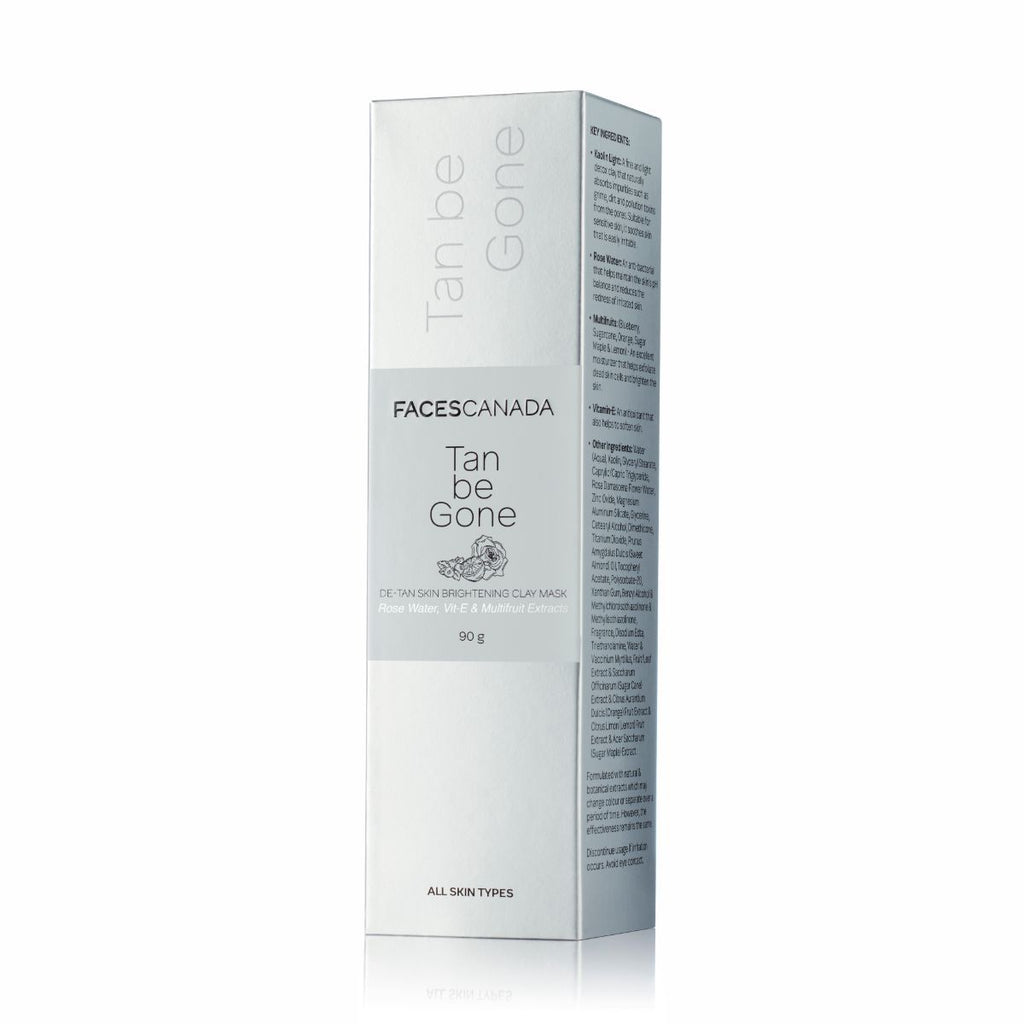 Tan Be Gone De Tan Skin Brightening Clay Mask