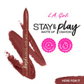 Stay & Play Matte Lip Crayon