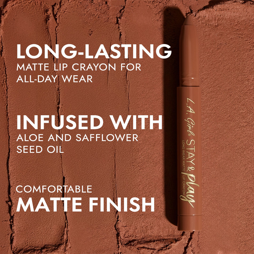 Stay & Play Matte Lip Crayon