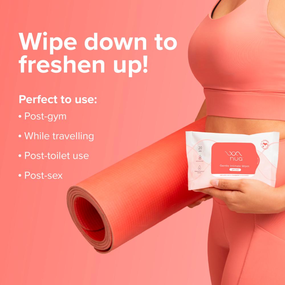 Gentle Intimate Wipes pH 3.5 | 100% Biodegradable