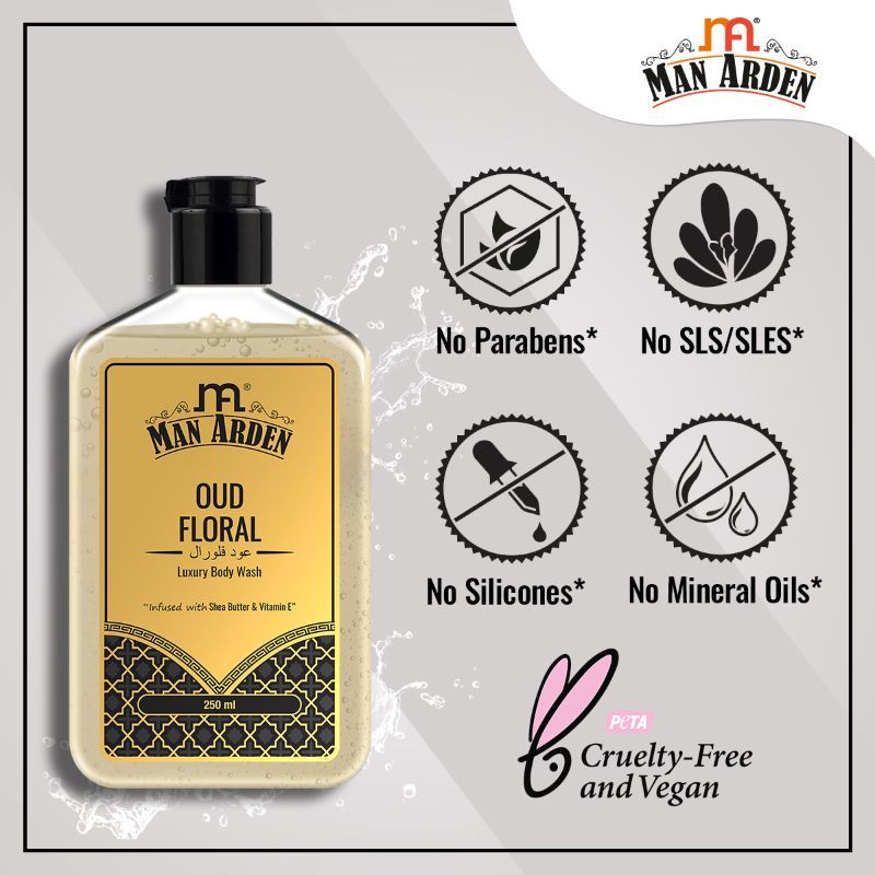 Oud Floral Luxury Body Wash Infused With Shea Butter & Vitamin E