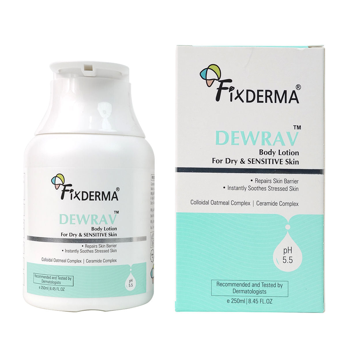 Dewrav Body Lotion For Dry & Sensitive Skin With Shea Butter & Ceramides Complex