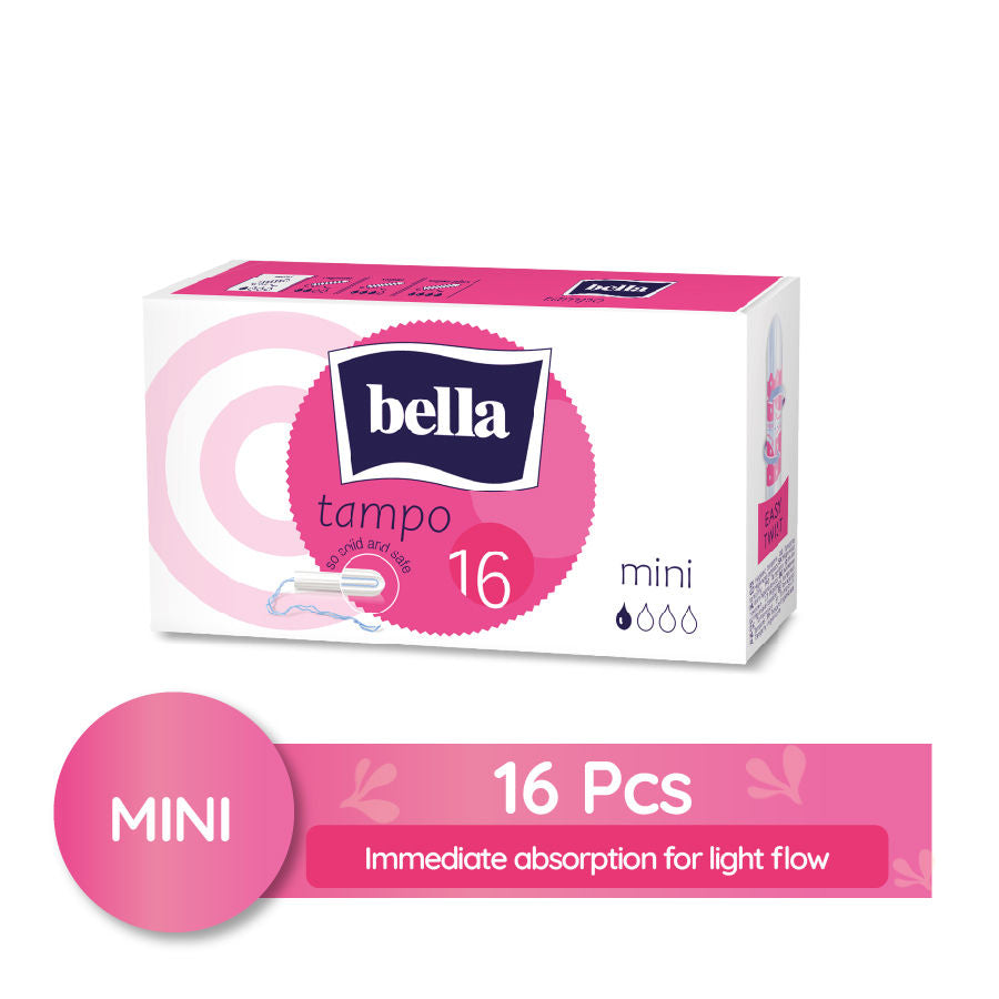 Tampon Mini for Women, High Absorption, Light Flow, Comfort Fit, Leakproof (16 Pcs)