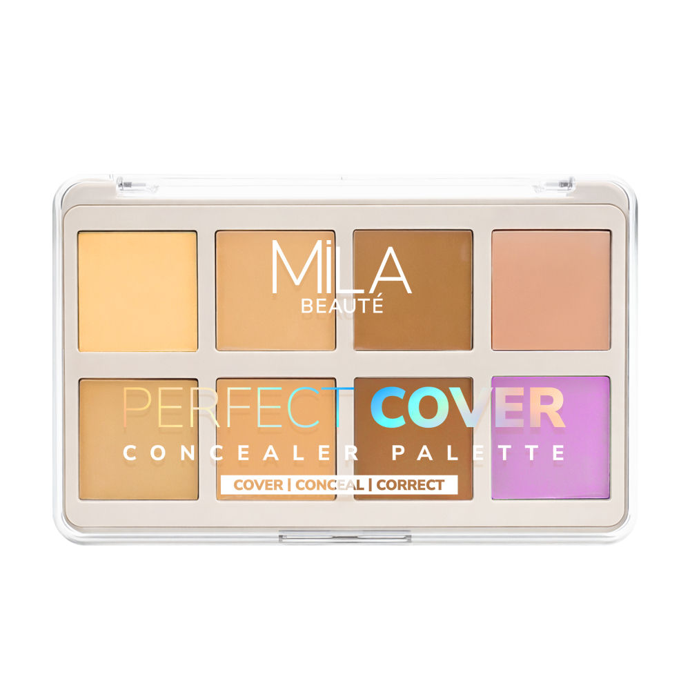 Perfect Cover Concealer Palette, 8 In 1 Conceal, Correct & Contour