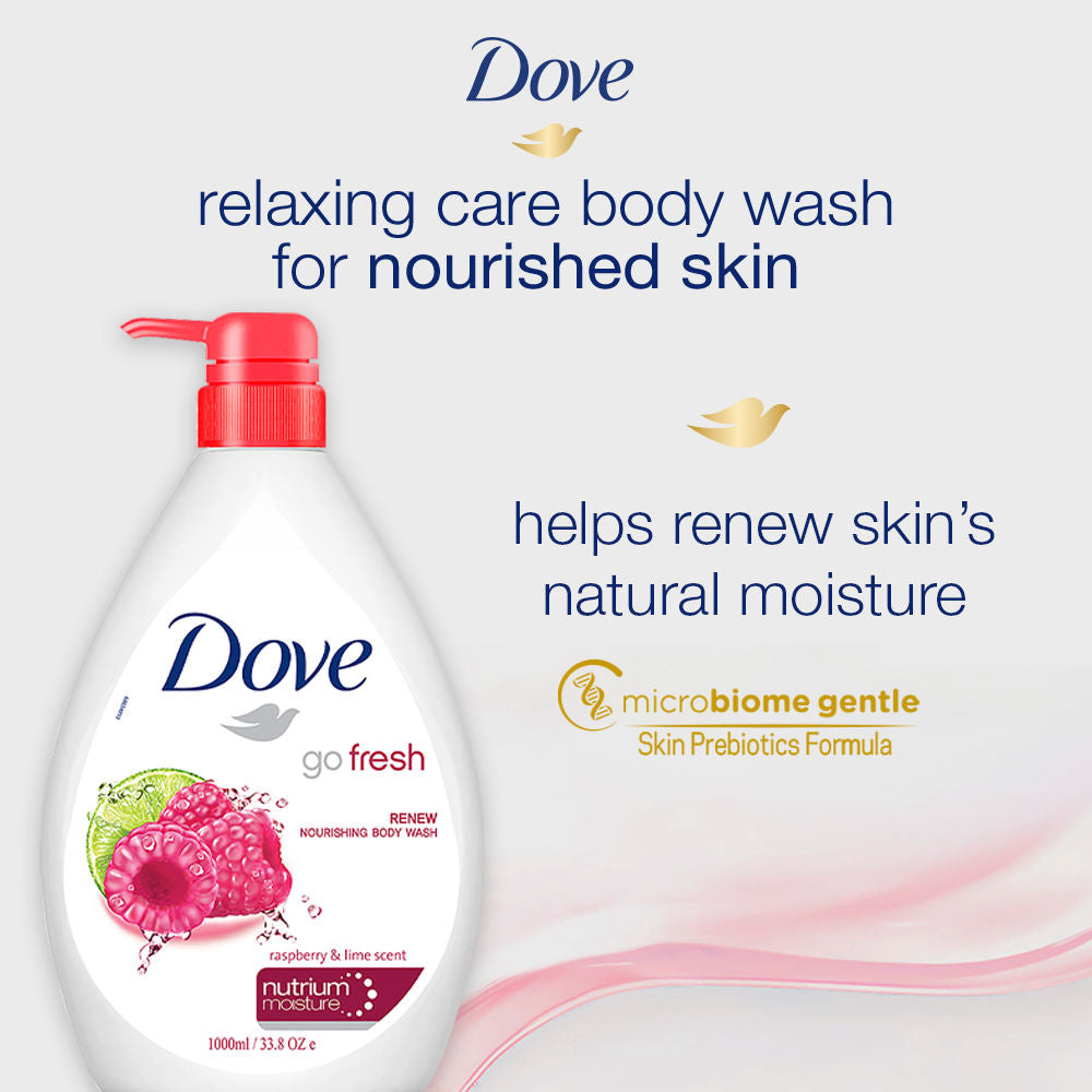 Body Wash - Renew Raspberry & Lime Scent Nourishing