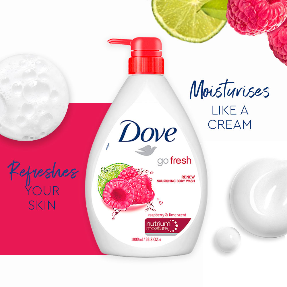 Body Wash - Renew Raspberry & Lime Scent Nourishing