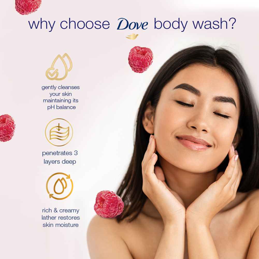 Body Wash - Renew Raspberry & Lime Scent Nourishing