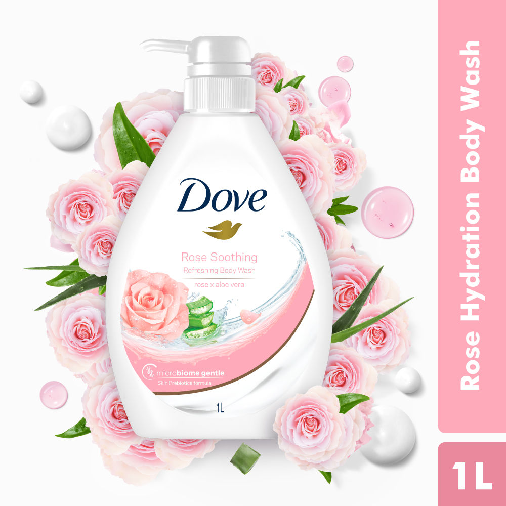 Body Wash- Soothing Rose & Aloe Vera Body