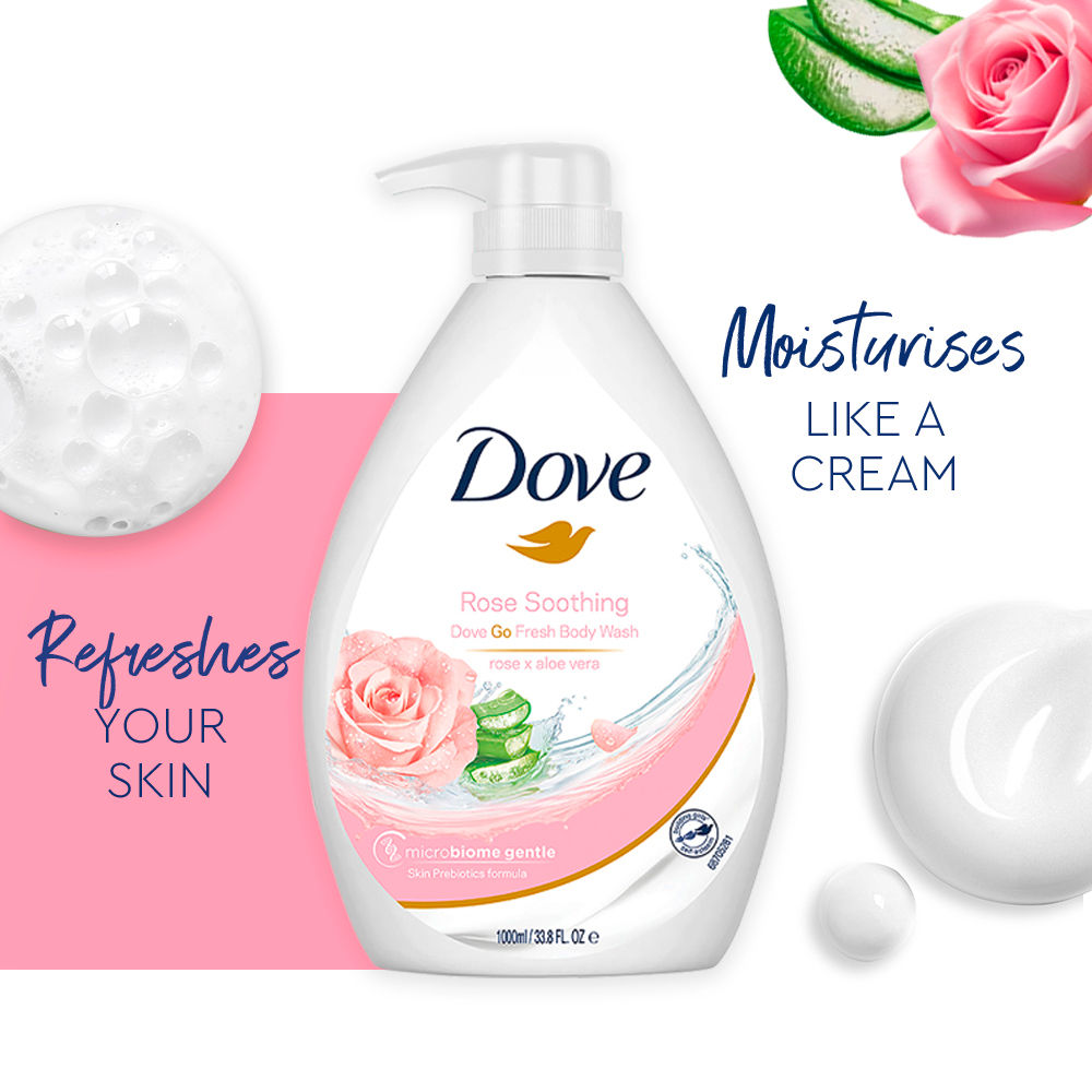 Body Wash- Soothing Rose & Aloe Vera Body