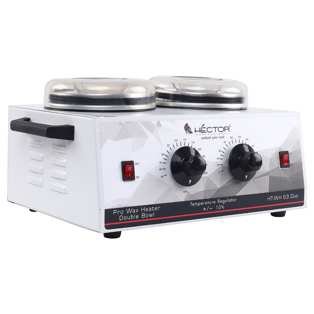 Wax Heater With Temprature Control And Double Pot For Salon & Home Use