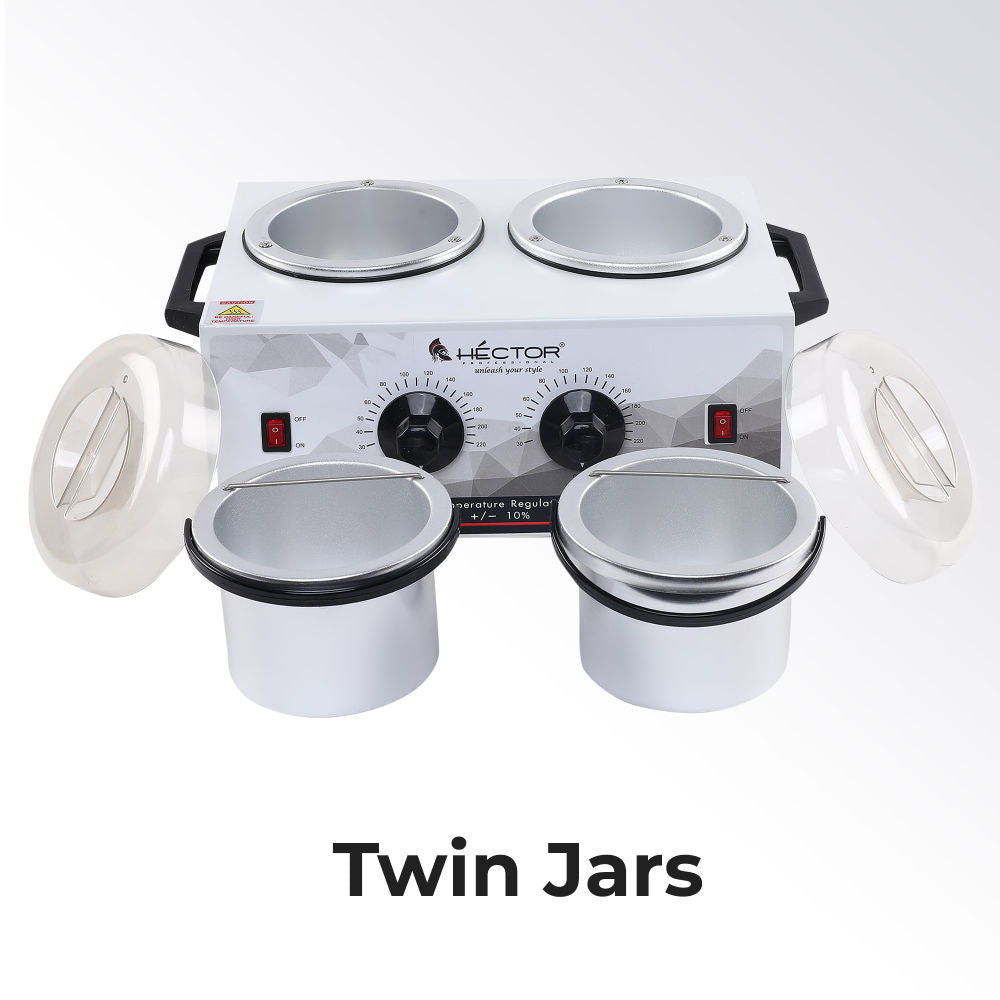 Wax Heater With Temprature Control And Double Pot For Salon & Home Use